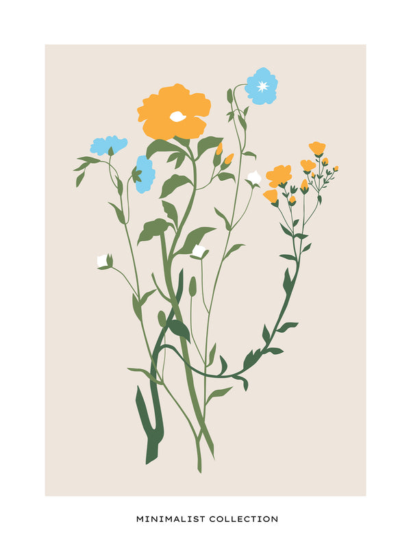 Fleurs de montagne - Poster