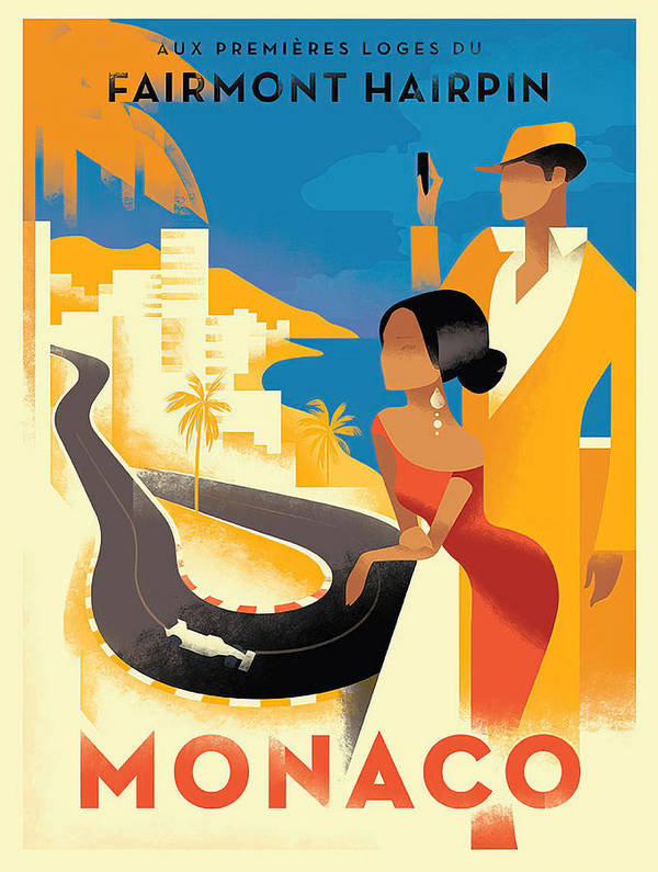Monaco Grand Prix - Art Print