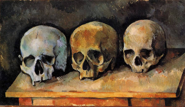 Still Life, Three Skulls, c. 1900 - Art Print
