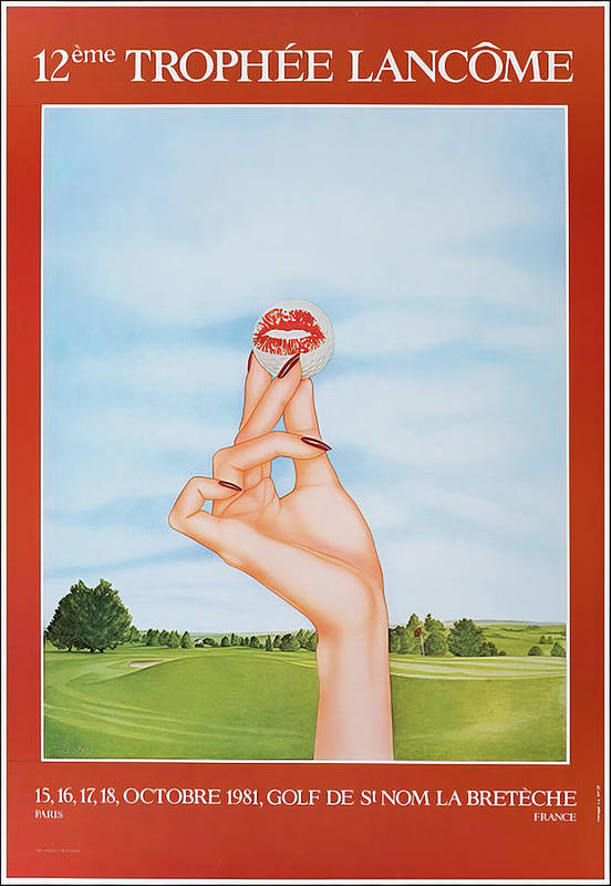 Trophee Lancome Golf  - Art Print