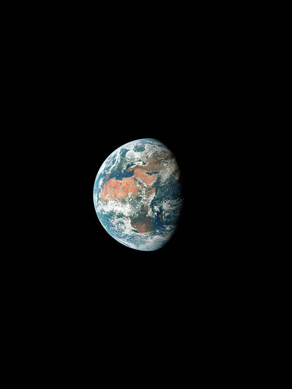 View of Earth, from the Apollo 11 spacecraft - Art Print