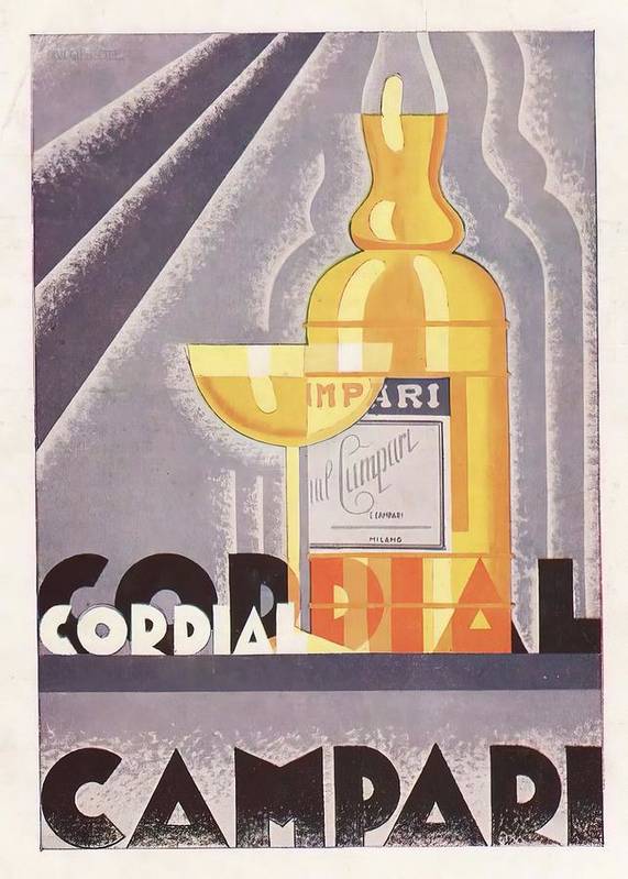 Vintage 1941 Cordial Campari Advertisement - Art Print