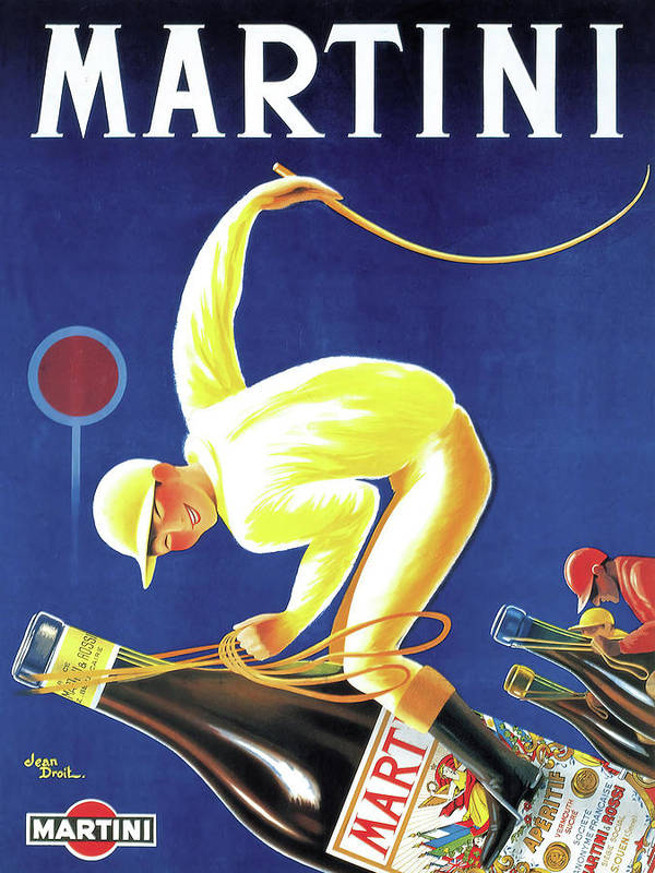 Vintage Martini Ads - Art Print