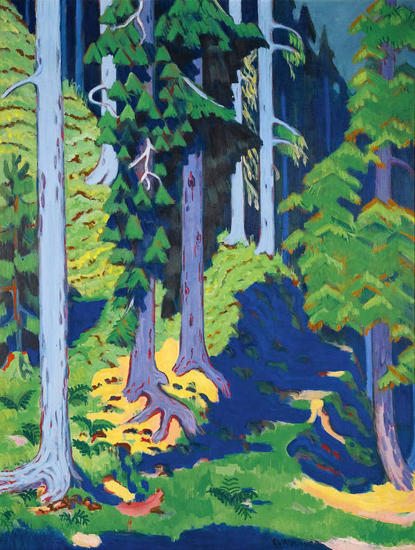 Waldinneres - Forest Interior - Art Print