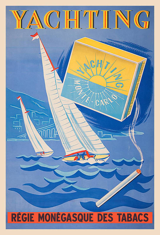 Yachting in Monaco - Art Print - Murellos